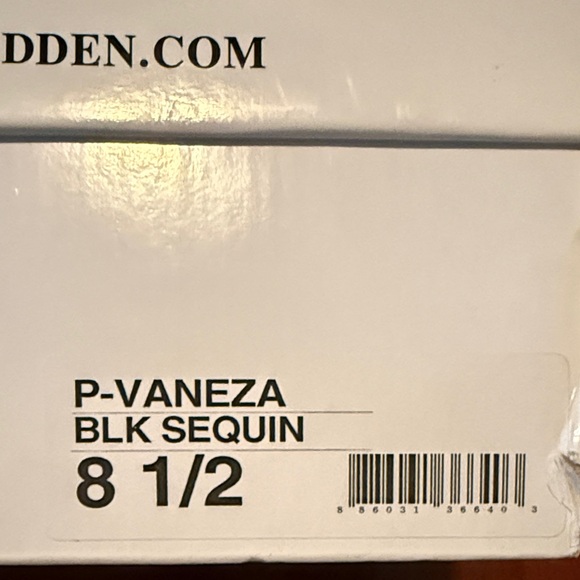 Steve Madden P-Vaneza Black Sequin Heels - Picture 5 of 5